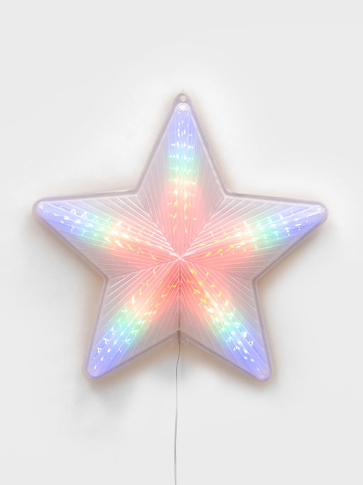 ULD-H4748-045/DTA MULTI IP20 STAR Фигура светодиодная Звезда. 47х48 см. Подвесная. 45 светодиодов. Красный, зеленый, синий свет. Провод прозрачный. TM Uniel. - Volpe фото 3