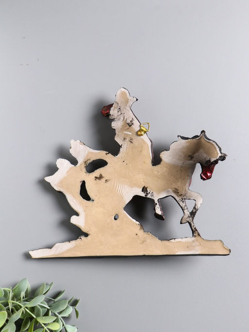 Панно настенное «Две лошади», декор, 22×19×4 см