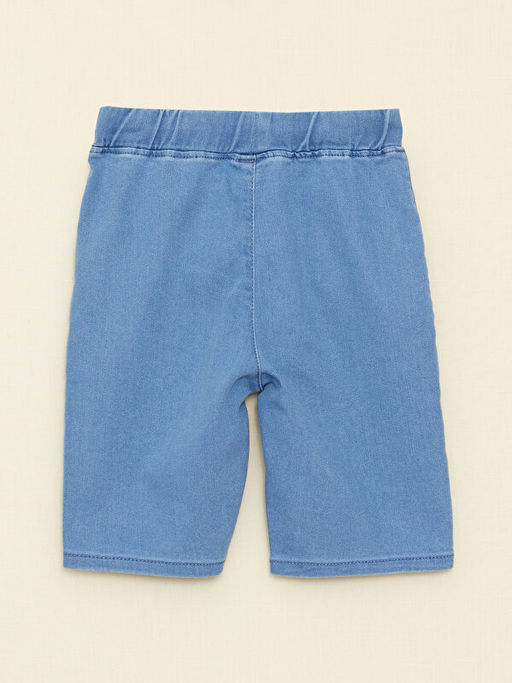 Beli Lastikli Bask?l? Erkek Bebek Jean ?ort - Waikiki фото 2