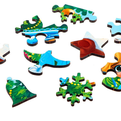 Пазл фигурный В гостях у Снегурочки - Лесная мастерская фото 8