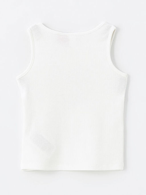 Bisiklet Yaka Kolsuz K?z Bebek Barbie Bask?l? Atlet - Waikiki фото 3