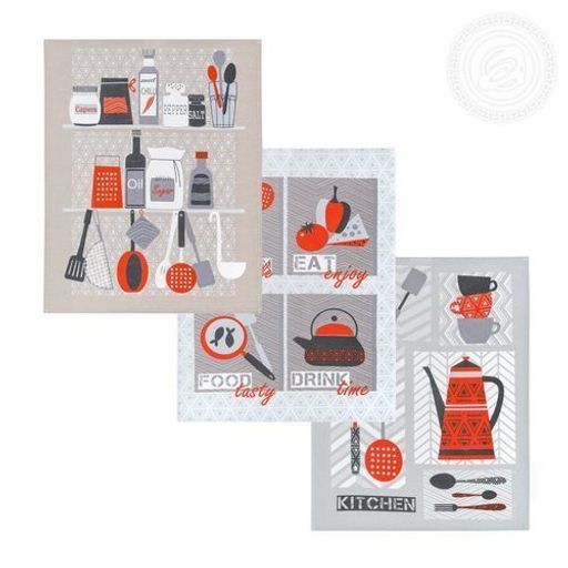 Полотенце 50*60 см. Время есть рогожка хлопок 100% - Лен поволжья фото 4