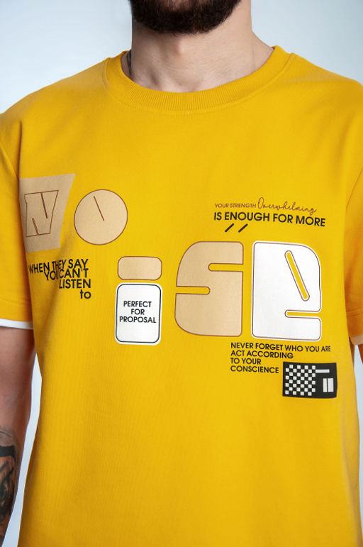 Арт. 63611 Комплект с шортами мужской 48-56 (5 шт) Цвет:горчичный - Идеал фото 2