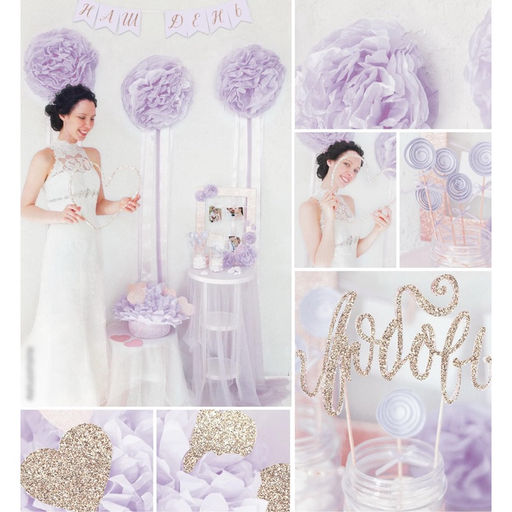 Набор для оформления праздника Наша свадьба - Арт узор фото 3