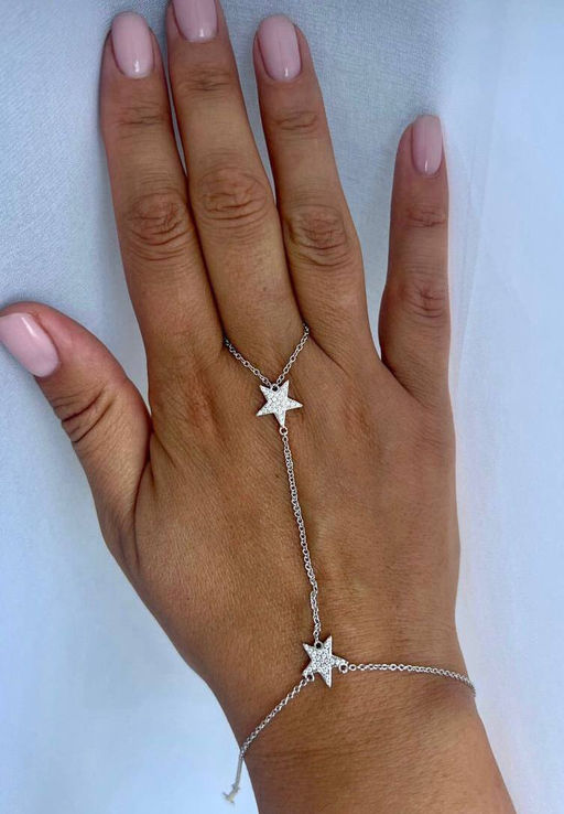 Браслет, куб.циркон., МЦВ878