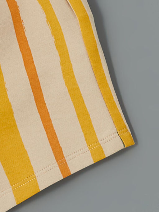 Beli Lastikli ?izgili Erkek Bebek ?ort