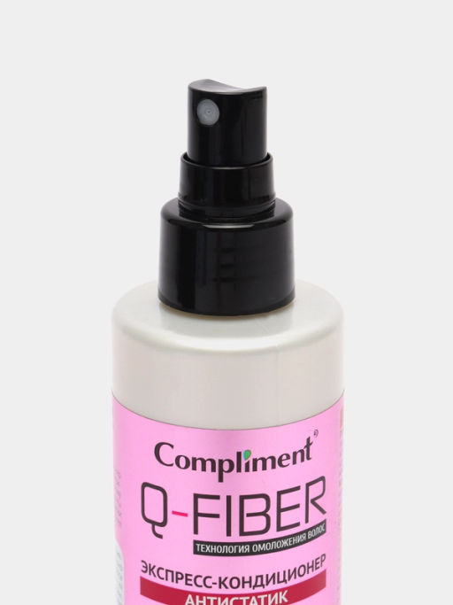 COMPLIMENT д/волос экспресс-кондиционер 200мл Q-FIBER Антистатик CERAMIDE COMPLEX