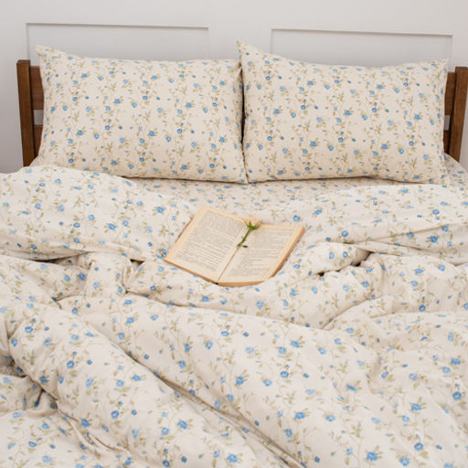 КПБ Чистый хлопок, 2,0 спальный с простыней на резинке, наволочки 50х70, поплин, 100% хлопок, Сердечки ВБ Пододеяльник 177х215; простыня 160х200х25; наволочка 50х70 (2шт) 2,0 спальный с простыней на резинке 160х200х25 - Традиция фото 9