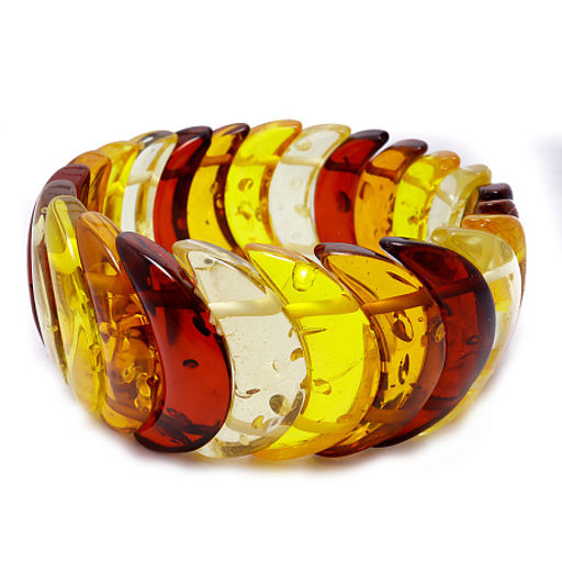 Браслет из искуственного янтаря Миксцвет Луна