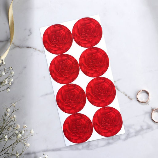 Цена за 8 шт. Приглашение на свадьбу в крафтовом конверте «Акварельные цветы», 10 х 15 см.