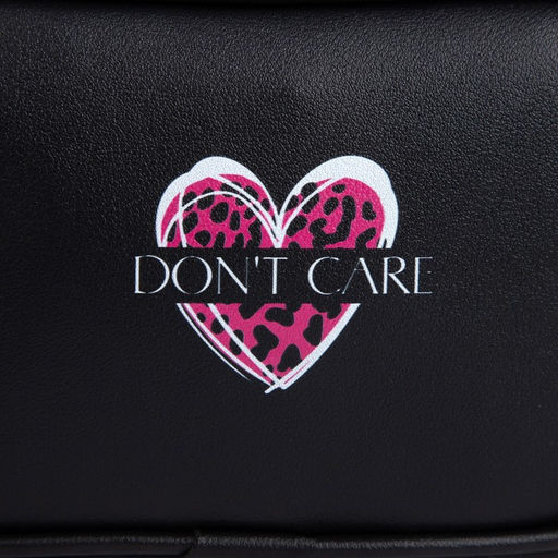 Сумка детская Don't care, иск. кожа, на ремешке, черная, 18х11х6 см - NAZAMOK KIDS фото 4