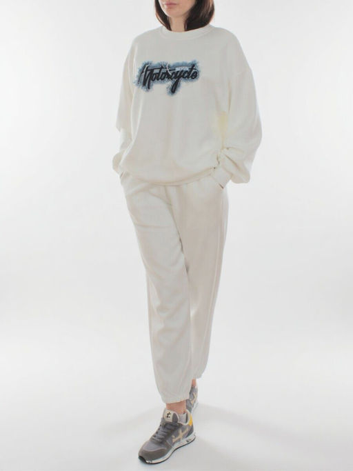 3410/3411 WHITE Костюм спортивный женский (95% хлопок, 5% эластан)