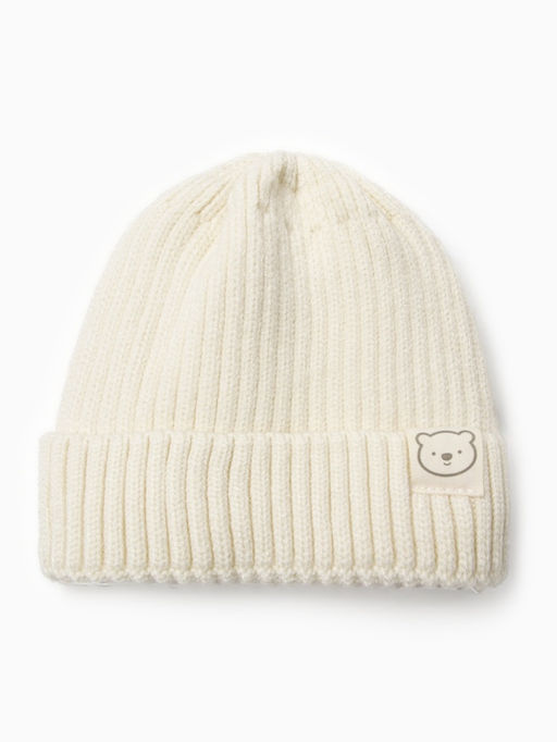 Шапка детская «Крошка Я», размер 44-46 см, молочная