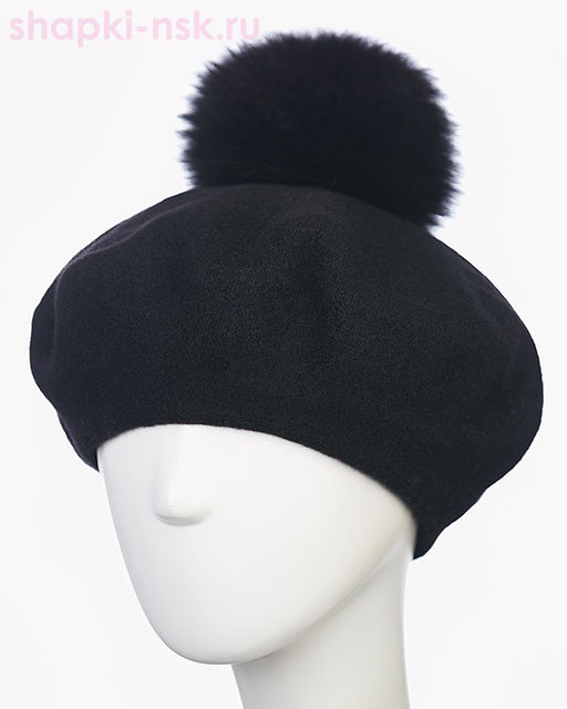 Берет фетр флис Помпон 115 Берет женский флис (58-59) - Tonak фото 4