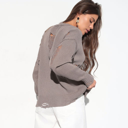 Джемпер Модный резонанс (natural) - Charutti фото 6