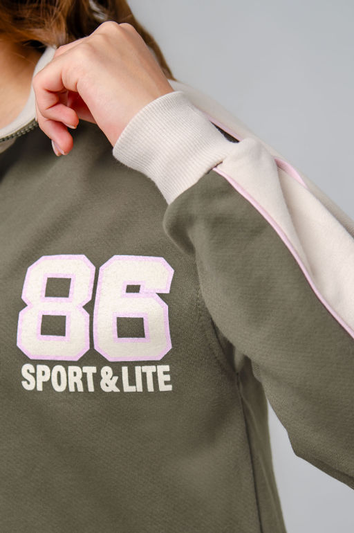 Арт. 2537 Костюм женский с брюками 44-50 (4 шт) Цвет:хаки - Калинка фото 7