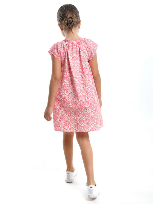 Платье летнее праздничное UD 7898 узоры терракот - Mini maxi фото 7