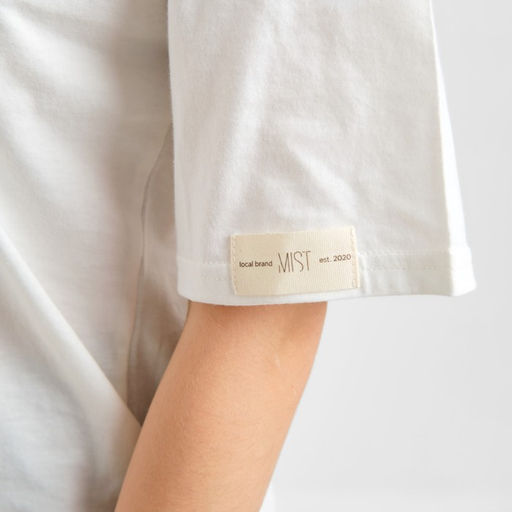 Футболка женская Mist Old School, размер 42, молочная