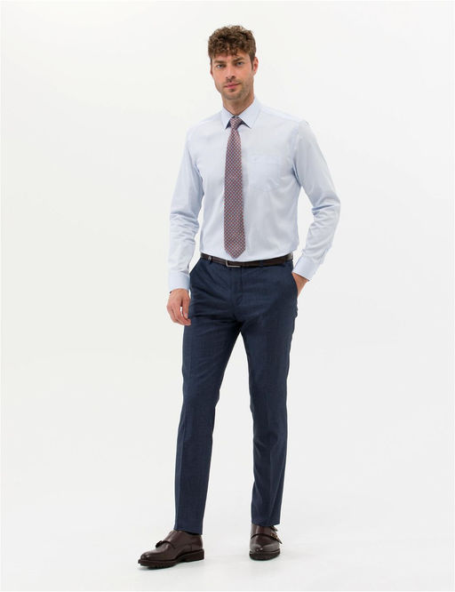 A__k Mavi Regular Fit Uzun Kollu Klasik G_mlek - Pierre cardin фото 4