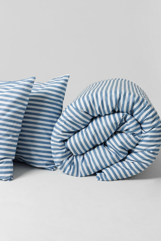 КПБ Urban Family Деним полоса перкаль