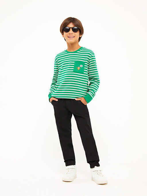 Beli Lastikli Basic Gabardin Erkek ?ocuk Jogger Pantolon - Waikiki фото 2