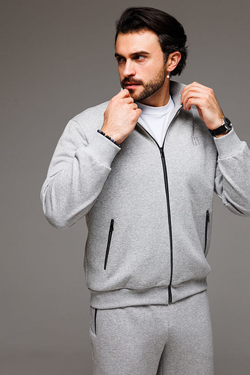 Спортивный костюм GO M3061/50-04.176-182 серый меланж - Pirs фото 5