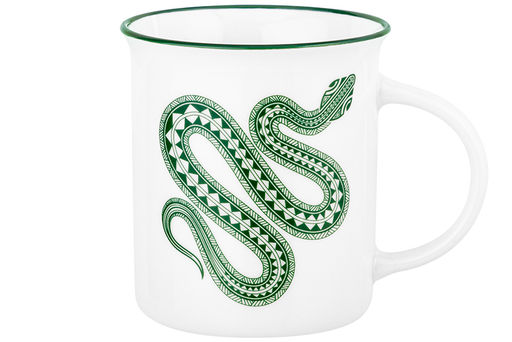 Кружка 310 мл 11,5*8,5*9 см Мексиканская змея белая, NEW BONE CHINA - Elan gallery фото 8