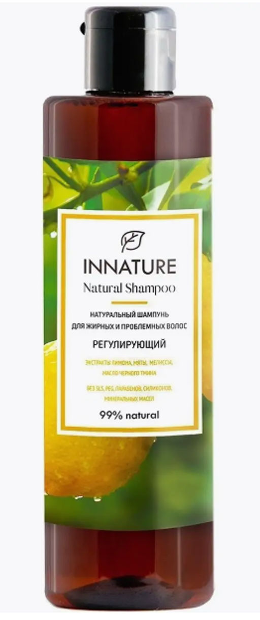 Натуральный шампунь "Регулирующий" для жирных и проблемных волос