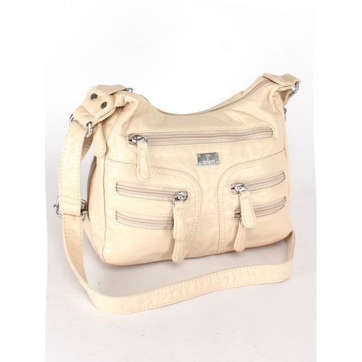 Сумка женская искусственная кожа Guecca-RY 018, 1отд+карм/пер, плечевой ремень, светло-бежевый SALE 245436