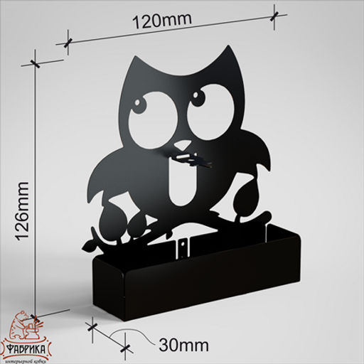 Декоративная подставка для спиралей от комаров Сова 704-206 - Фабрика интерьерной ковки фото 2