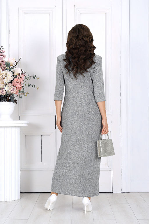 Платье Ninele 7515 серебро фото 3