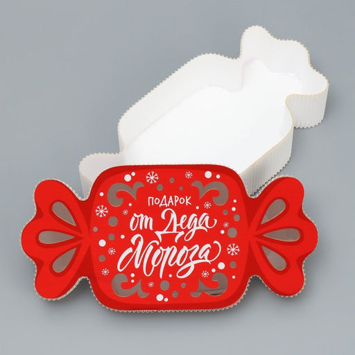 Коробка новогодняя подарочная «Конфетка», 23.5×11.5×5 см