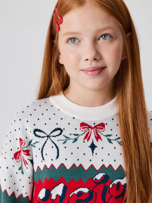 ACOOLA / Джемпер детский для девочек Cheri разноцветный  фото 4