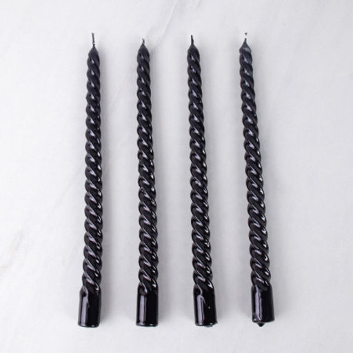 Свеча 4 штуки 25х1,8 см набор / WR-311 /уп 144/ черный / 2 СОРТ ЦАРАПИНЫ - ГалеонТрейд фото 2