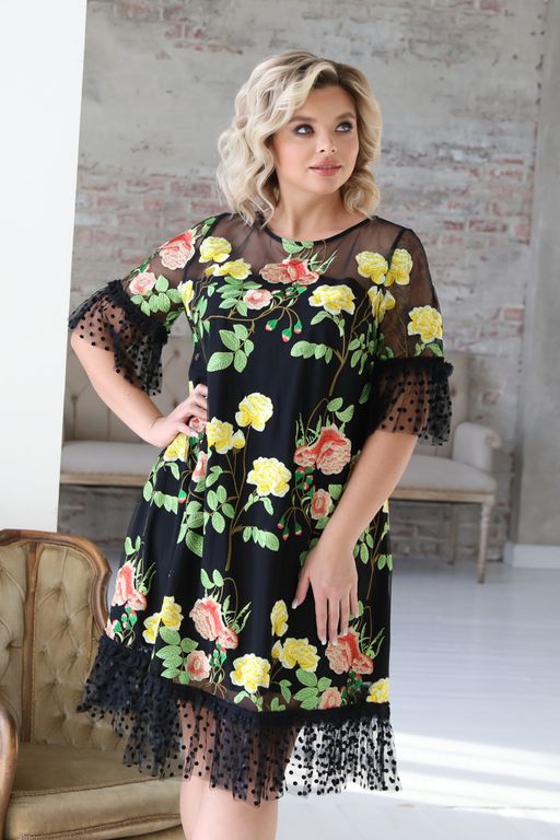 Платье П4-3703/9 - Wisell фото 10