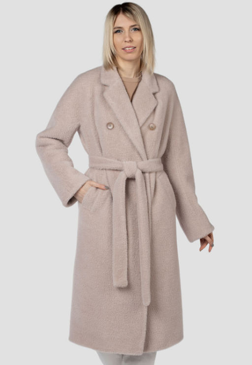 02-3224 ПАЛЬТО ЖЕНСКОЕ УТЕПЛЕННОЕ (ПОЯС) - Империя пальто фото 5
