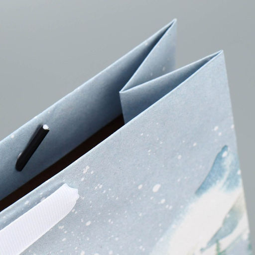 Пакет крафтовый вертикальный Чудеса случаются, M 26 30 9 см - Дарите счастье фото 6