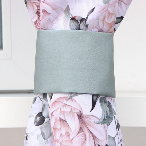 Комплект штор для кухни с подхватами Этель Пионы 145?180 см-2 шт., 100% п/э