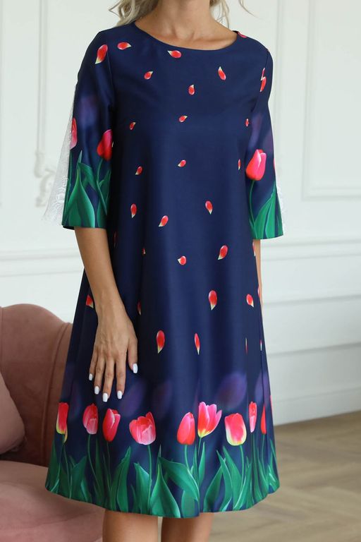 Платье П4-4077 - Wisell фото 9