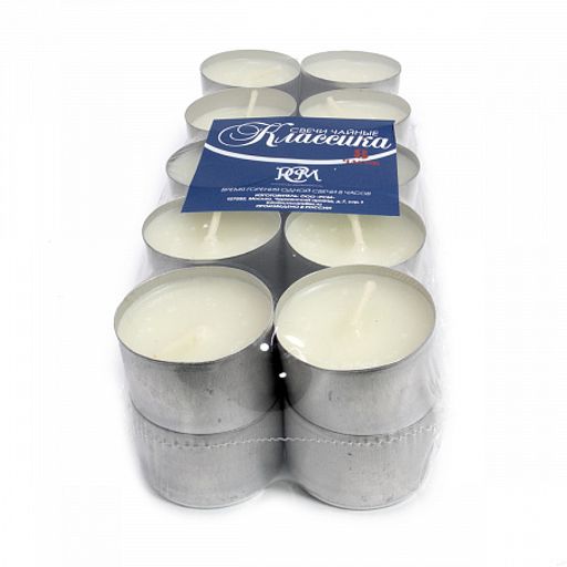 Свеча для аромаламп в гильзе горит 8часов 2,4х3,8см уп 20шт