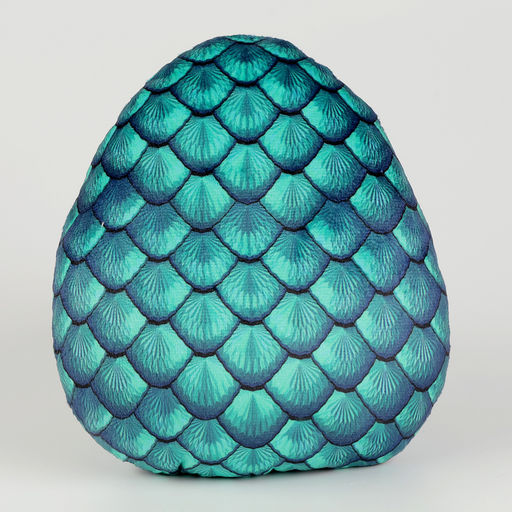 Мягкая игрушка-подушка Яйцо-змея, зелёная, 16 см - POMPOSHKI фото 4