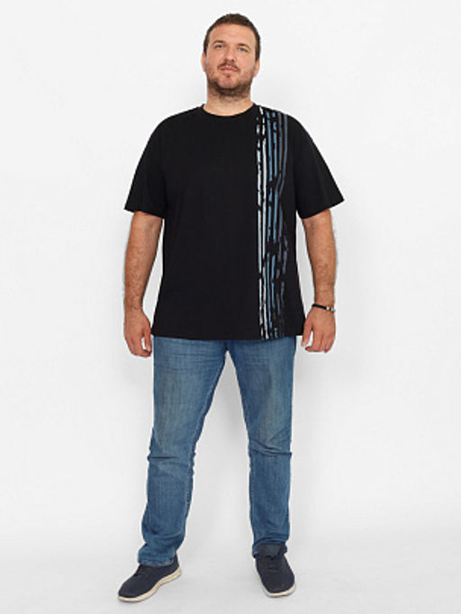 CRB wear/CSLM 60287-22 Футболка мужская,черный/Ex.Cherubino  фото 2
