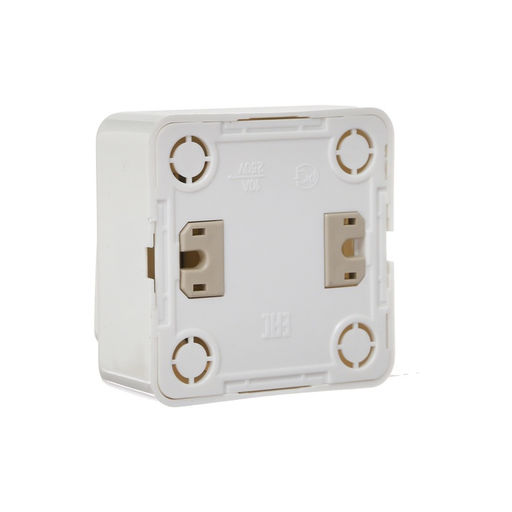 Цена за 2 шт. Выключатель Luazon Lighting "Лига", 10 А, 1 клавиша, накладной, белый