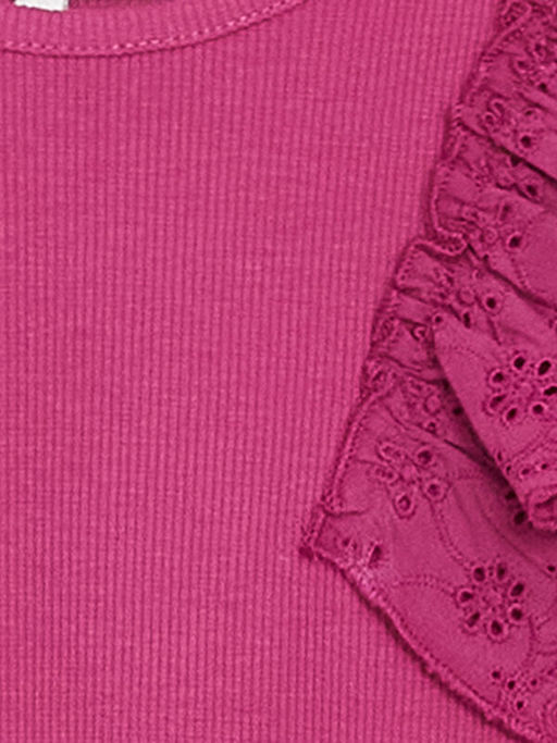 Bisiklet Yaka Uzun Kollu K?z Bebek Ti??rt - Waikiki фото 2