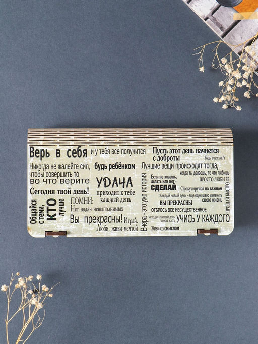 Купюрница "Пожелания" 19,5х11х3 см, вид 12