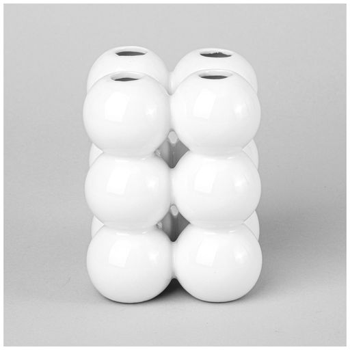 ВАЗА 9,2*9,2*11,9 СМ ЦВЕТ: БЕЛЫЙ - Lefard фото 3