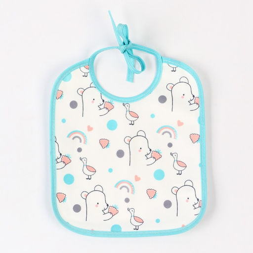 Цена за 3 шт. Нагрудник детский Крошка Я, 17х20 см цвет МИКС (фасовка 3 шт)  фото 3