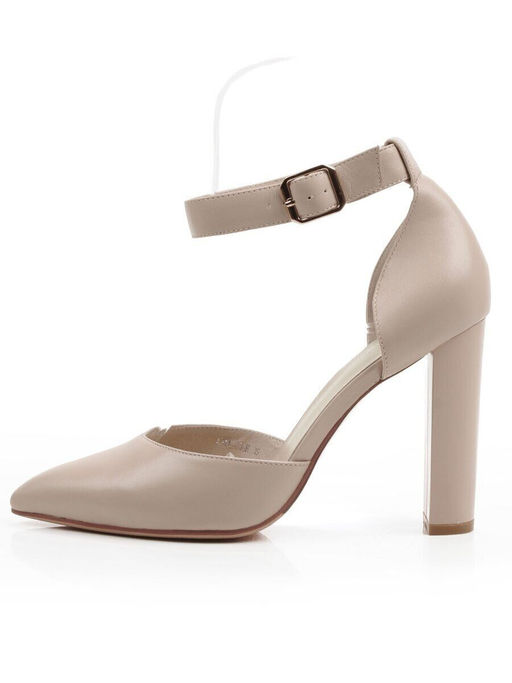 06-A34A-536E BEIGE/PINK POWDER Туфли женские (натуральная кожа)