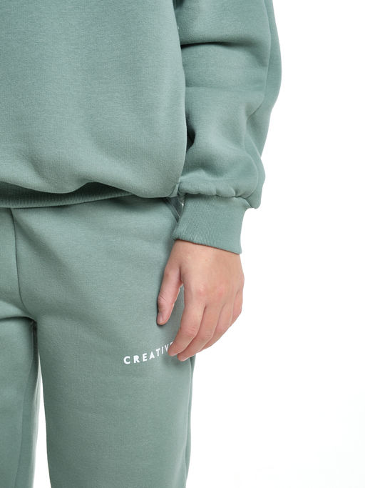 Спортивный костюм с начесом для девочки подростковый 22-1212 мятный - Mini maxi фото 9