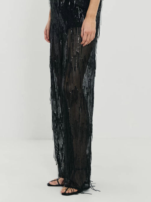 Прямые брюки с пайетками / Zarina